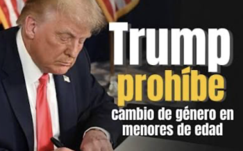 Trump prohibe uso de fondos de Medicaid para cubrir atención de identidad  de género para menores